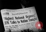 Image of President Kennedy announces arms buildup in Cuba United States USA, 1962, second 23 stock footage video 65675070171