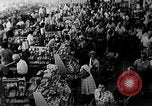 Image of bare shelves at supermarket United States USA, 1962, second 12 stock footage video 65675070172