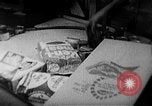 Image of bare shelves at supermarket United States USA, 1962, second 27 stock footage video 65675070172