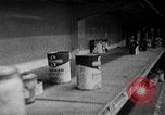 Image of bare shelves at supermarket United States USA, 1962, second 36 stock footage video 65675070172