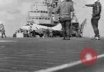 Image of F4D Skyray aircraft Atlantic Ocean, 1954, second 14 stock footage video 65675070188