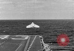 Image of F4D Skyray aircraft Atlantic Ocean, 1954, second 19 stock footage video 65675070188