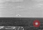 Image of F4D Skyray aircraft Atlantic Ocean, 1954, second 21 stock footage video 65675070188