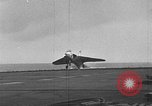Image of F4D Skyray aircraft Atlantic Ocean, 1954, second 30 stock footage video 65675070188