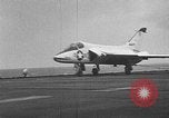 Image of F4D Skyray aircraft Atlantic Ocean, 1954, second 31 stock footage video 65675070188