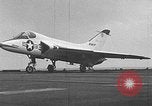 Image of F4D Skyray aircraft Atlantic Ocean, 1954, second 33 stock footage video 65675070188