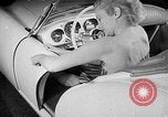 Image of modern kitchen New York City USA, 1954, second 11 stock footage video 65675070193