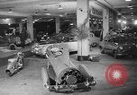 Image of modern kitchen New York City USA, 1954, second 25 stock footage video 65675070193