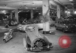 Image of modern kitchen New York City USA, 1954, second 27 stock footage video 65675070193