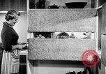 Image of modern kitchen New York City USA, 1954, second 44 stock footage video 65675070193