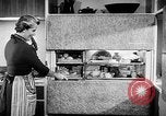 Image of modern kitchen New York City USA, 1954, second 48 stock footage video 65675070193