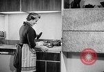 Image of modern kitchen New York City USA, 1954, second 53 stock footage video 65675070193