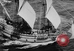 Image navire Mayflower II Plymouth Massachusetts USA, 1957, de la seconde 15 séquences d'archives historiques vidéo 65675070195
