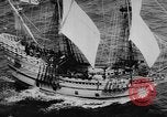Image navire Mayflower II Plymouth Massachusetts USA, 1957, de la seconde 17 séquences d'archives historiques vidéo 65675070195