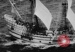 Image navire Mayflower II Plymouth Massachusetts USA, 1957, de la seconde 18 séquences d'archives historiques vidéo 65675070195