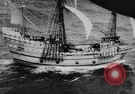 Image navire Mayflower II Plymouth Massachusetts USA, 1957, de la seconde 36 séquences d'archives historiques vidéo 65675070195