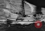 Image navire Mayflower II Plymouth Massachusetts USA, 1957, de la seconde 37 séquences d'archives historiques vidéo 65675070195