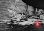 Image navire Mayflower II Plymouth Massachusetts USA, 1957, de la seconde 38 séquences d'archives historiques vidéo 65675070195