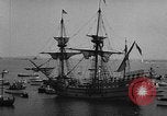 Image navire Mayflower II Plymouth Massachusetts USA, 1957, de la seconde 55 séquences d'archives historiques vidéo 65675070195