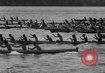 Image Native American Indian course de canoë Bellingham Washington USA, 1957, de la seconde 32 séquences d'archives historiques vidéo 65675070200