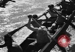 Image Native American Indian course de canoë Bellingham Washington USA, 1957, de la seconde 35 séquences d'archives historiques vidéo 65675070200