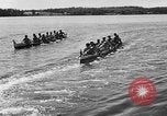 Image Native American Indian course de canoë Bellingham Washington USA, 1957, de la seconde 54 séquences d'archives historiques vidéo 65675070200