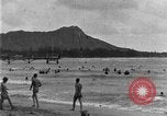 Image of Hawaiian people surfing Honolulu Hawaii USA, 1924, second 18 stock footage video 65675070228