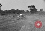 Image of tractor-drawn binder United States USA, 1919, second 38 stock footage video 65675070232