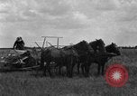 Image of horse-drawn binder United States USA, 1919, second 38 stock footage video 65675070233