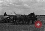 Image of horse-drawn binder United States USA, 1919, second 42 stock footage video 65675070233