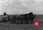Image of horse-drawn binder United States USA, 1919, second 43 stock footage video 65675070233