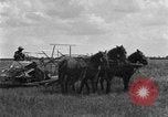 Image of horse-drawn binder United States USA, 1919, second 48 stock footage video 65675070233