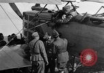 Image of Vickers machine gun on Brequet 14 airplane Colombey-les-Belles France, 1918, second 4 stock footage video 65675070263