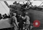 Image of Vickers machine gun on Brequet 14 airplane Colombey-les-Belles France, 1918, second 9 stock footage video 65675070263