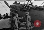 Image of Vickers machine gun on Brequet 14 airplane Colombey-les-Belles France, 1918, second 14 stock footage video 65675070263