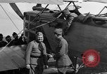 Image of Vickers machine gun on Brequet 14 airplane Colombey-les-Belles France, 1918, second 17 stock footage video 65675070263