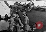 Image of Vickers machine gun on Brequet 14 airplane Colombey-les-Belles France, 1918, second 20 stock footage video 65675070263