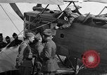 Image of Vickers machine gun on Brequet 14 airplane Colombey-les-Belles France, 1918, second 21 stock footage video 65675070263