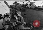 Image of Vickers machine gun on Brequet 14 airplane Colombey-les-Belles France, 1918, second 22 stock footage video 65675070263