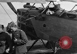 Image of Vickers machine gun on Brequet 14 airplane Colombey-les-Belles France, 1918, second 23 stock footage video 65675070263
