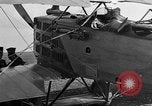 Image of Vickers machine gun on Brequet 14 airplane Colombey-les-Belles France, 1918, second 25 stock footage video 65675070263