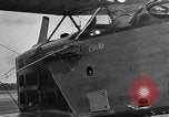 Image of Vickers machine gun on Brequet 14 airplane Colombey-les-Belles France, 1918, second 32 stock footage video 65675070263