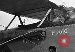 Image of Vickers machine gun on Brequet 14 airplane Colombey-les-Belles France, 1918, second 41 stock footage video 65675070263