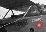 Image of Vickers machine gun on Brequet 14 airplane Colombey-les-Belles France, 1918, second 44 stock footage video 65675070263