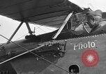 Image of Vickers machine gun on Brequet 14 airplane Colombey-les-Belles France, 1918, second 45 stock footage video 65675070263