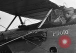 Image of Vickers machine gun on Brequet 14 airplane Colombey-les-Belles France, 1918, second 49 stock footage video 65675070263