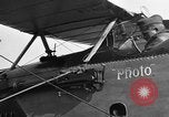 Image of Vickers machine gun on Brequet 14 airplane Colombey-les-Belles France, 1918, second 51 stock footage video 65675070263