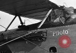 Image of Vickers machine gun on Brequet 14 airplane Colombey-les-Belles France, 1918, second 52 stock footage video 65675070263