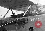 Image of Vickers machine gun on Brequet 14 airplane Colombey-les-Belles France, 1918, second 55 stock footage video 65675070263