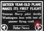 Image of Curtiss aircraft Washington DC USA, 1928, second 1 stock footage video 65675070307